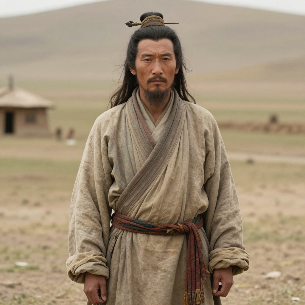 Portrait of ancient individual GBSL1 from China, dated 800-400 BCE