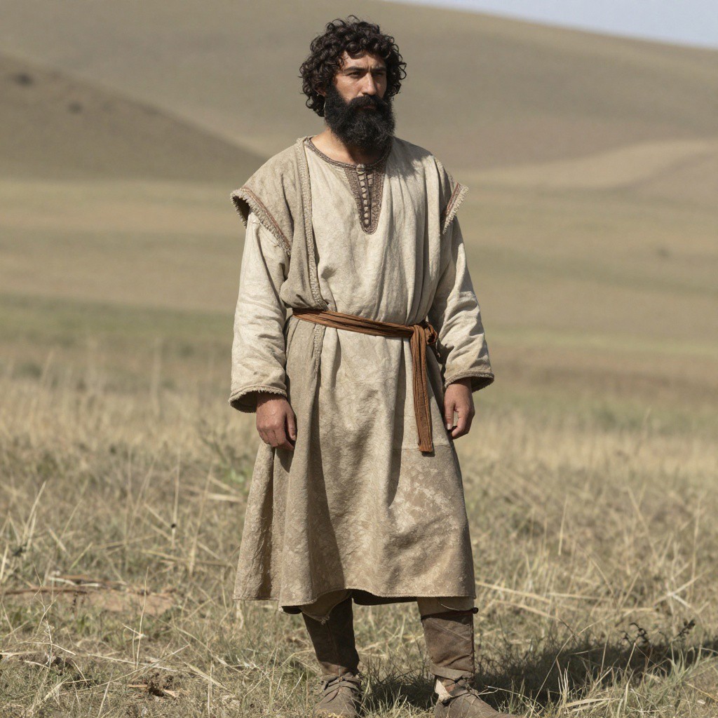 Portrait reconstruction of A man buried in Russia in the  era