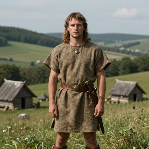 Portrait reconstruction of A man buried in Slovakia in the Late Antiquity era