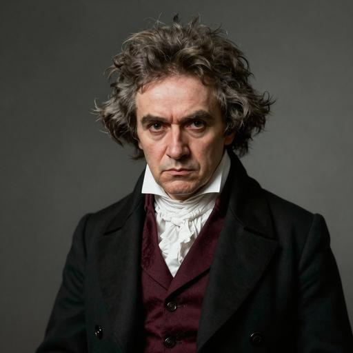 Portrait reconstruction of beethoven