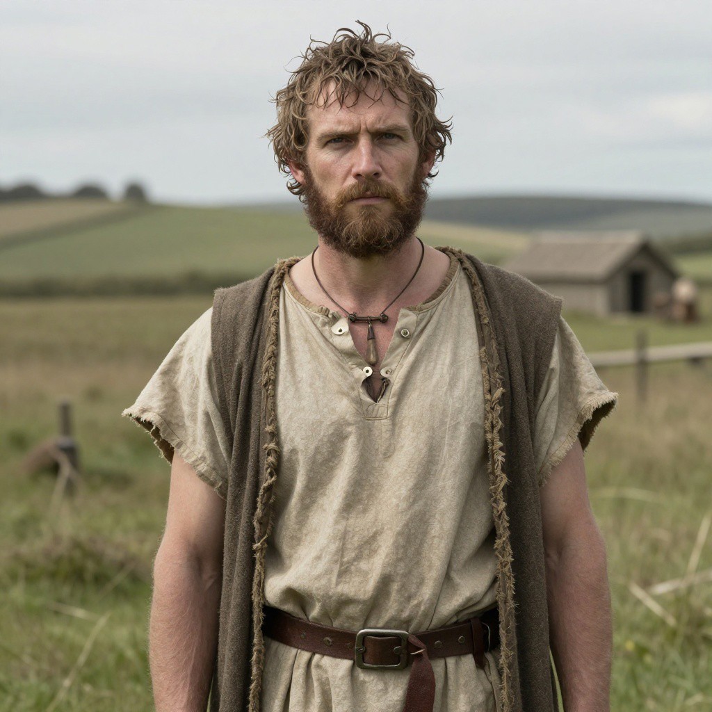 Portrait reconstruction of A man buried in United Kingdom in the  era