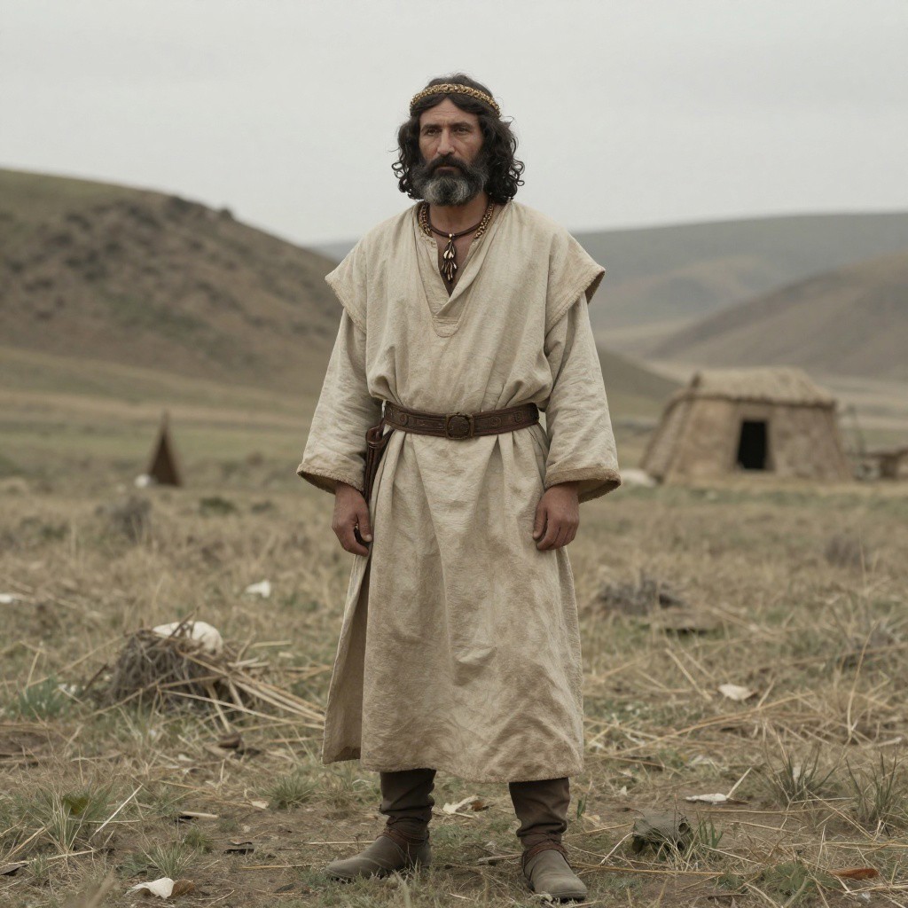 Portrait reconstruction of A man buried in Georgia in the  era