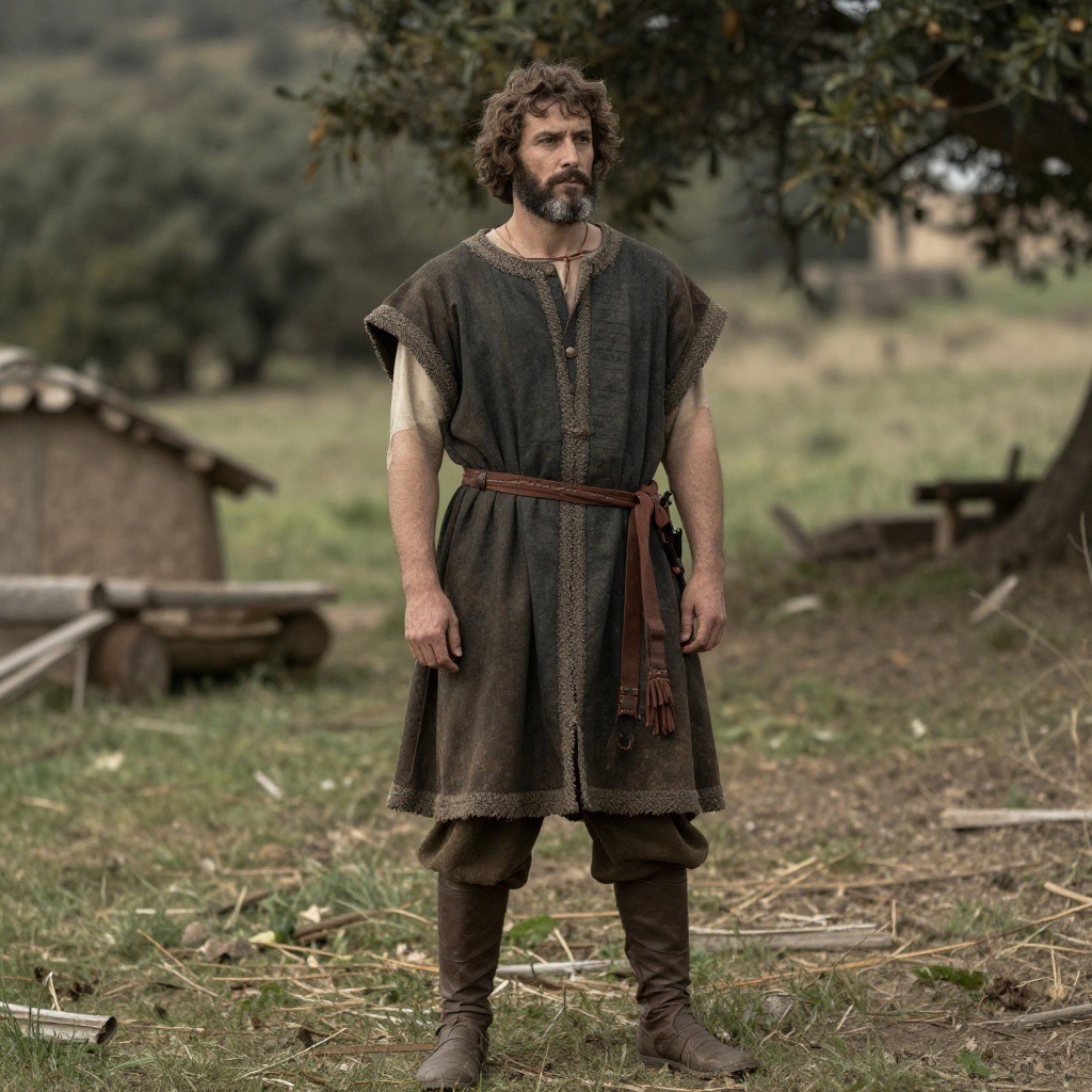 Reconstructed portrait of Early Medieval individual, Castro de Avelãs - Torre Velha, Portugal (586-814 CE)