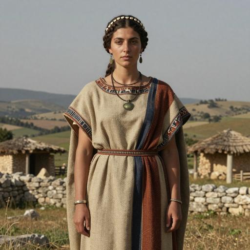 Portrait of ancient individual ORD001 from Italy, dated 781 BCE - 544 BCE