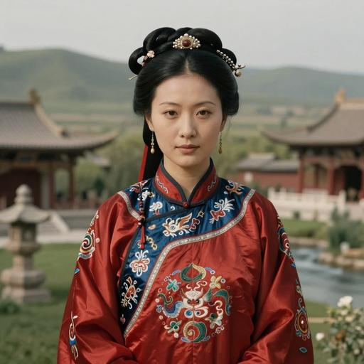 Portrait of ancient individual CSP147 from China, dated 1689 CE - 1924 CE