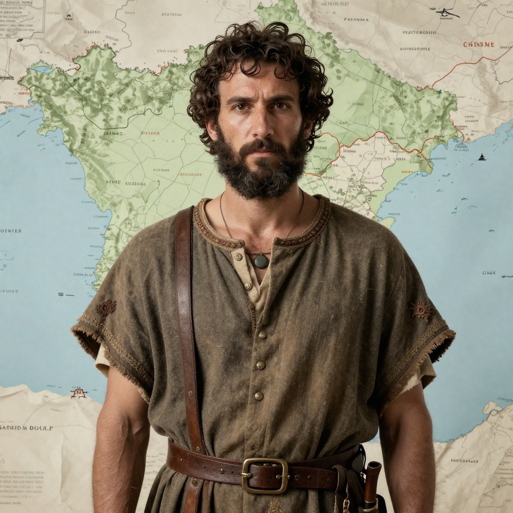Portrait of ancient individual BOU38 from France, dated 3626-3369 calBCE (4695±45 BP, LTL-22763)