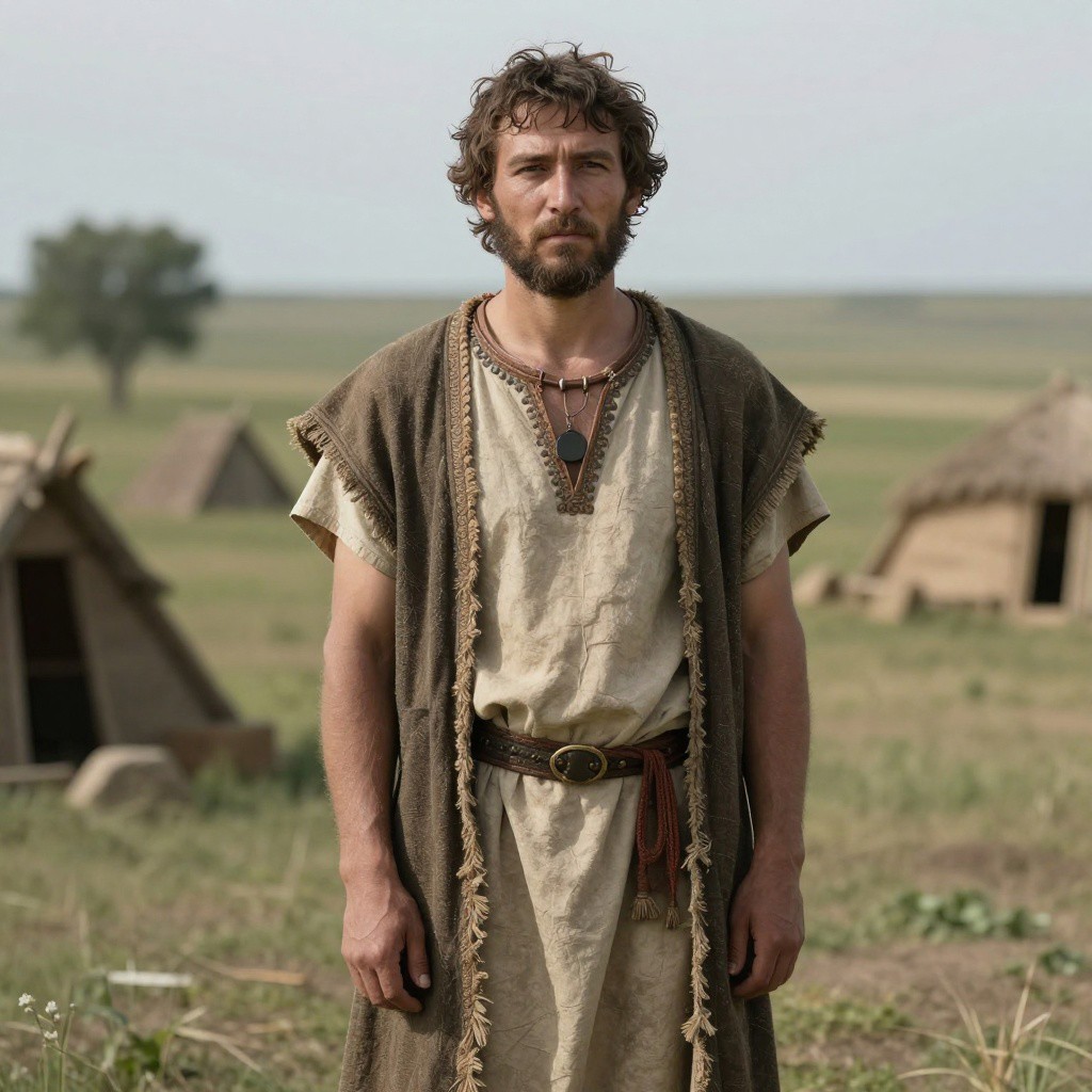 Portrait reconstruction of A man buried in Russia in the  era