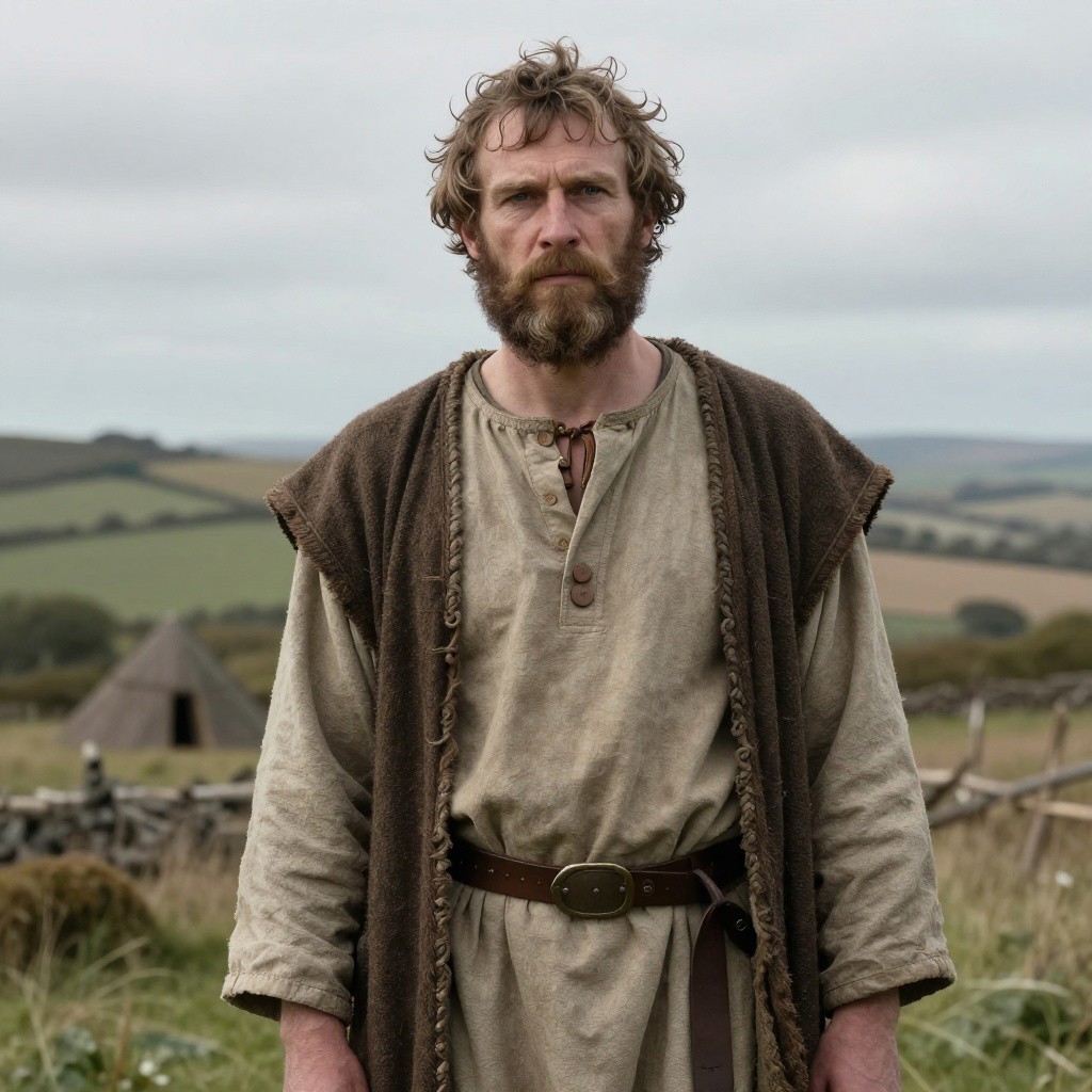 Portrait reconstruction of A man buried in United Kingdom in the  era
