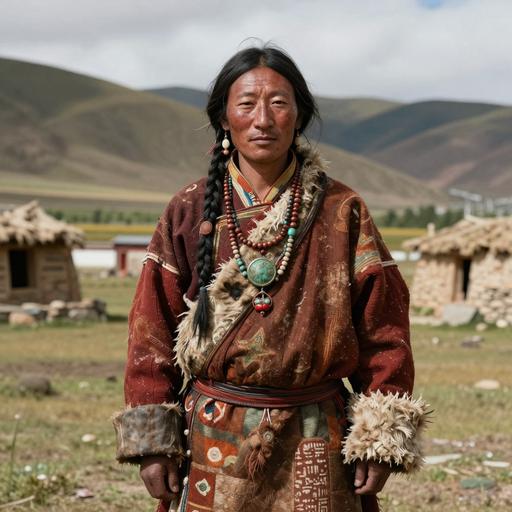 Portrait of ancient individual C3455 from China, dated 364 BCE - 121 BCE