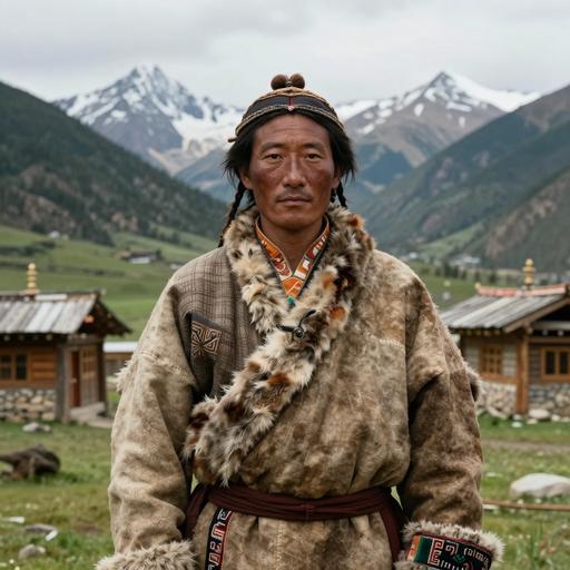 Portrait of ancient individual C3447_C5186 from China, dated 151 BCE - 63 CE