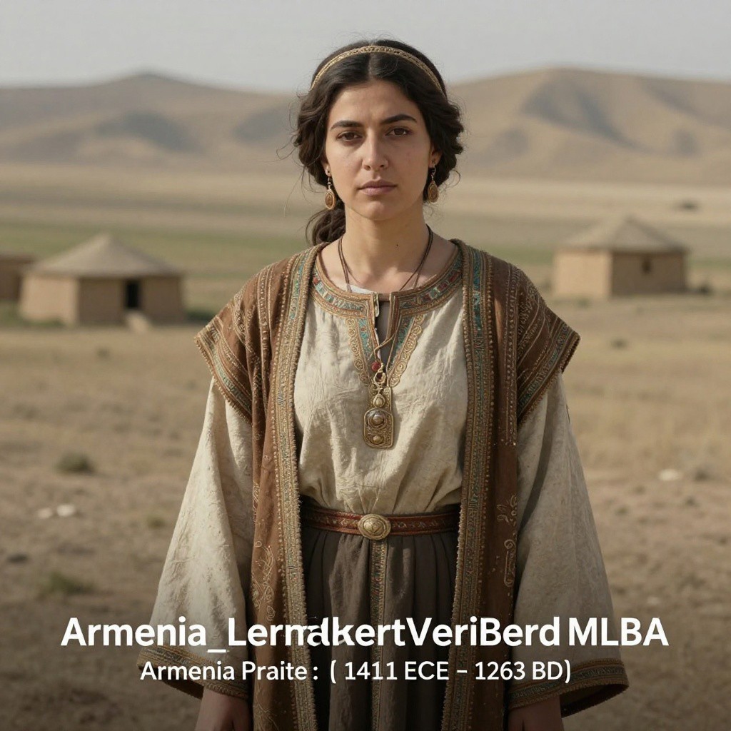 Portrait reconstruction of A woman buried in Armenia in the  era