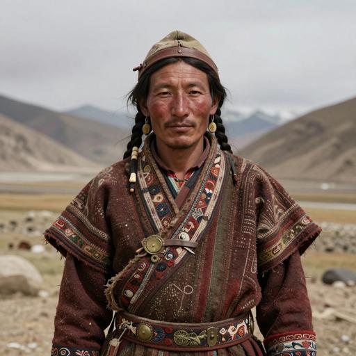 Portrait of ancient individual S10_S13 from Nepal, dated 350 CE - 1000 CE