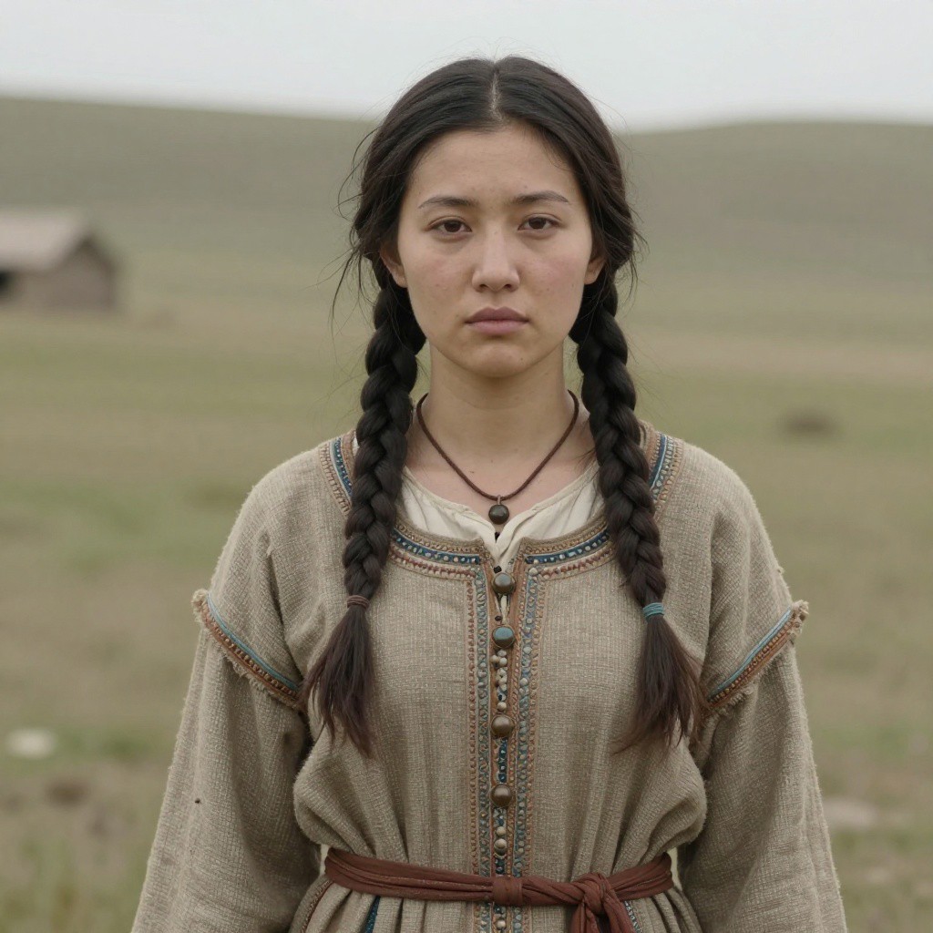 Portrait reconstruction of A woman buried in Russia in the  era