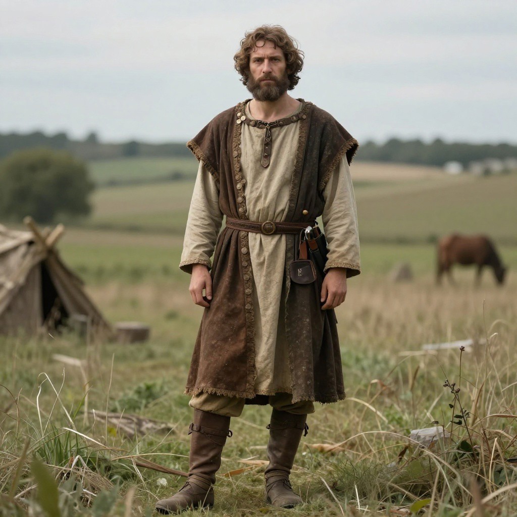 Reconstructed portrait of N individual, Pommeroeul (Wallonne Gewest, Henegouwen), Belgium (2,956-2,860 BCE)
