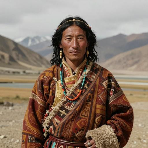 Portrait of ancient individual S163 from Nepal, dated 350 CE - 1000 CE