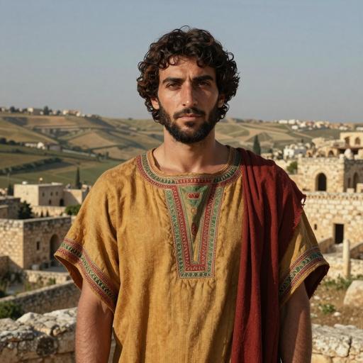 Portrait reconstruction of A man buried in Lebanon in the Late Antiquity era