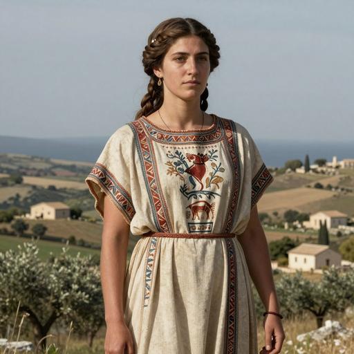 Portrait of ancient individual SAL003 from Italy, dated 402 BCE - 228 BCE