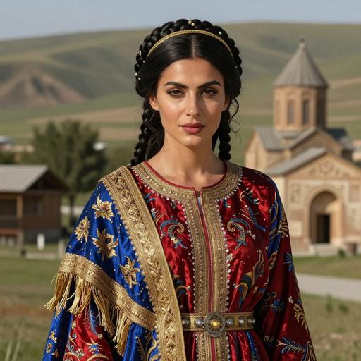 Portrait of ancient individual R11544 from Armenia, dated 419 CE