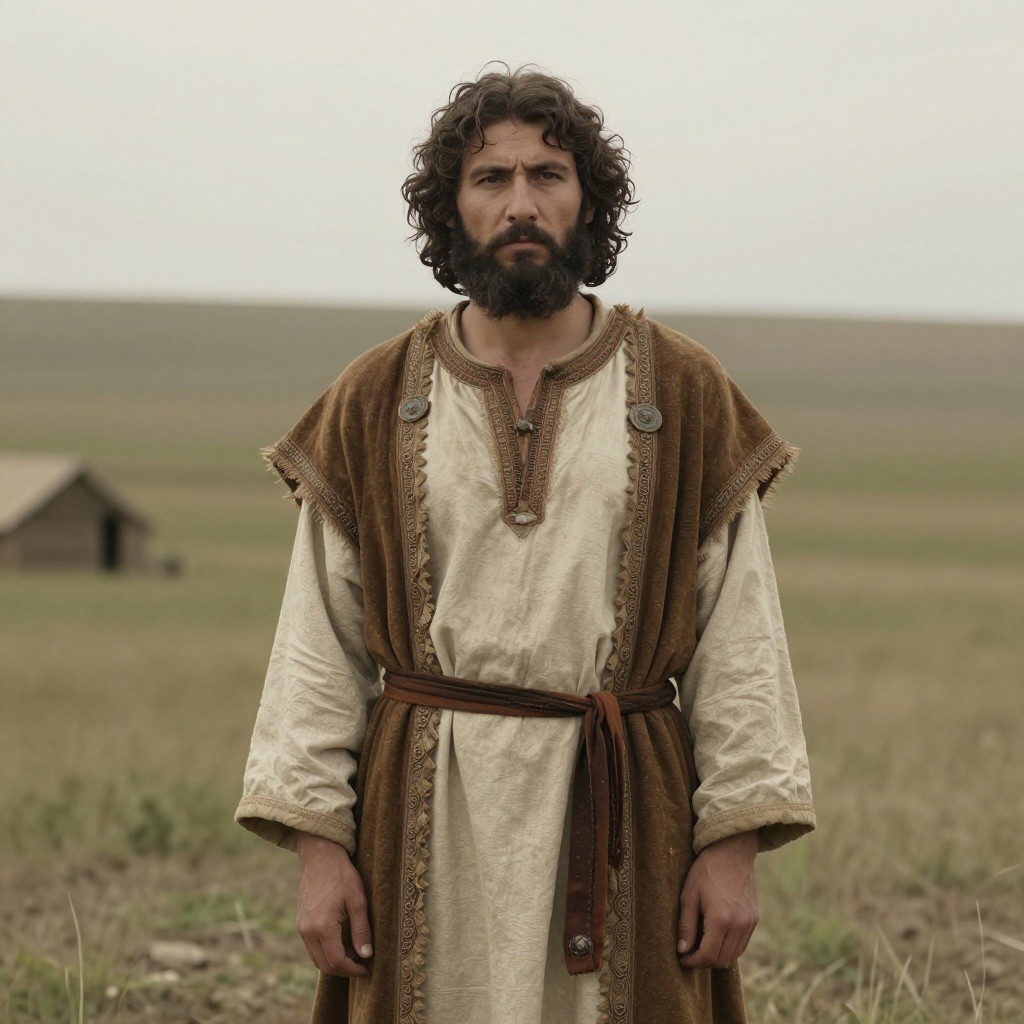 Portrait reconstruction of A man buried in Russia in the  era