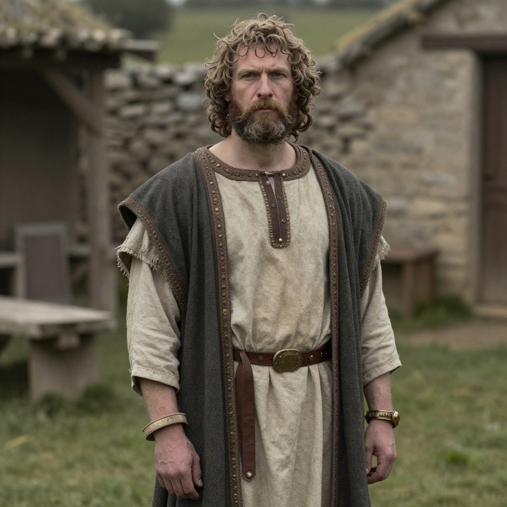 Portrait reconstruction of A man buried in United Kingdom in the  era