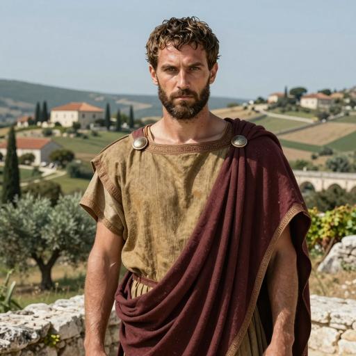 Portrait reconstruction of A man buried in Croatia in the Late Antiquity era