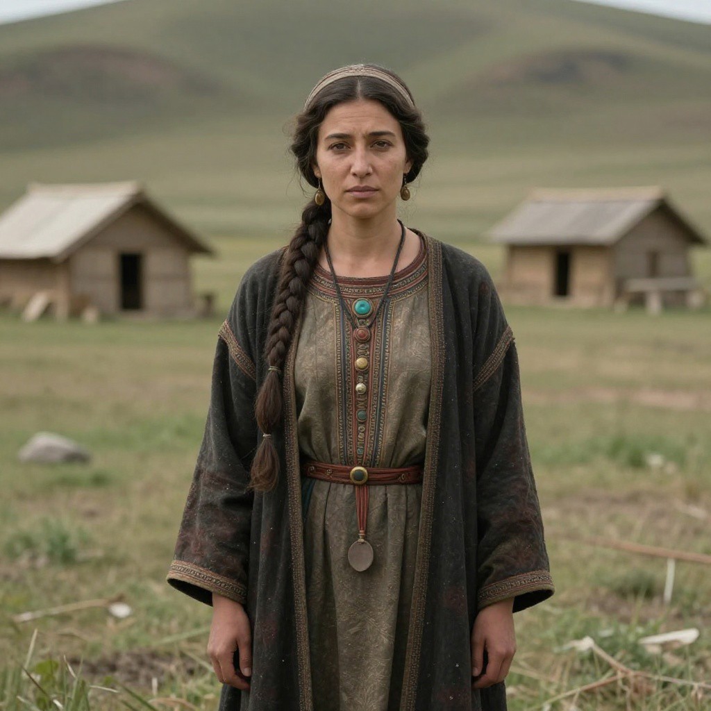 Portrait reconstruction of A woman buried in Georgia in the  era