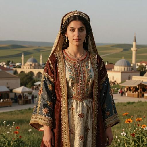 Portrait reconstruction of A woman buried in Serbia in the Middle Ages era