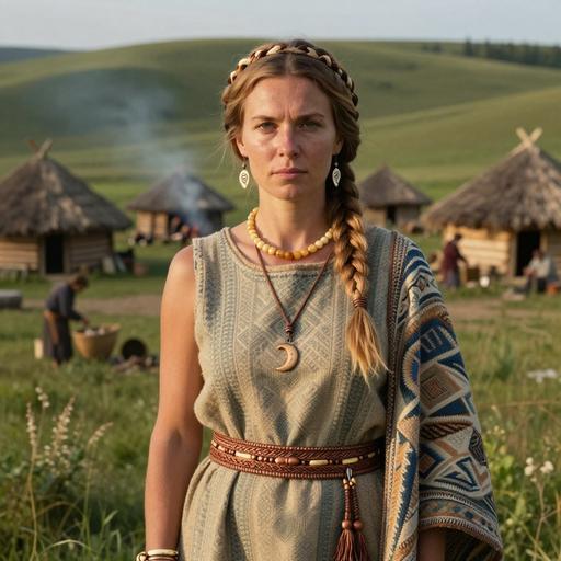 Portrait of ancient individual VERT113 from Ukraine, dated 1958 BCE - 1771 BCE