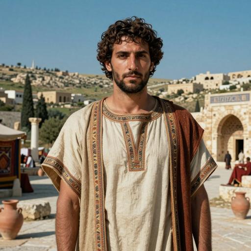 Portrait reconstruction of A man buried in Lebanon in the Late Antiquity era