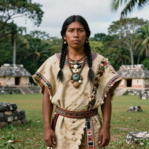 Portrait of ancient individual I5454 from Belize, dated 3319 BCE - 2931 BCE