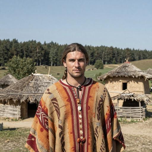 Portrait of ancient individual VERT029 from Ukraine, dated 3800 BCE - 3500 BCE