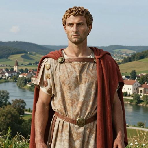 Portrait of ancient individual R10656 from Austria, dated 1 CE