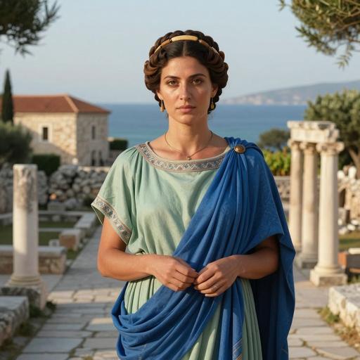Portrait reconstruction of A woman buried in Croatia in the Middle Ages era