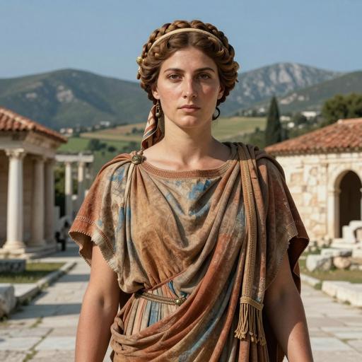 Portrait reconstruction of A woman buried in Croatia in the Late Antiquity era