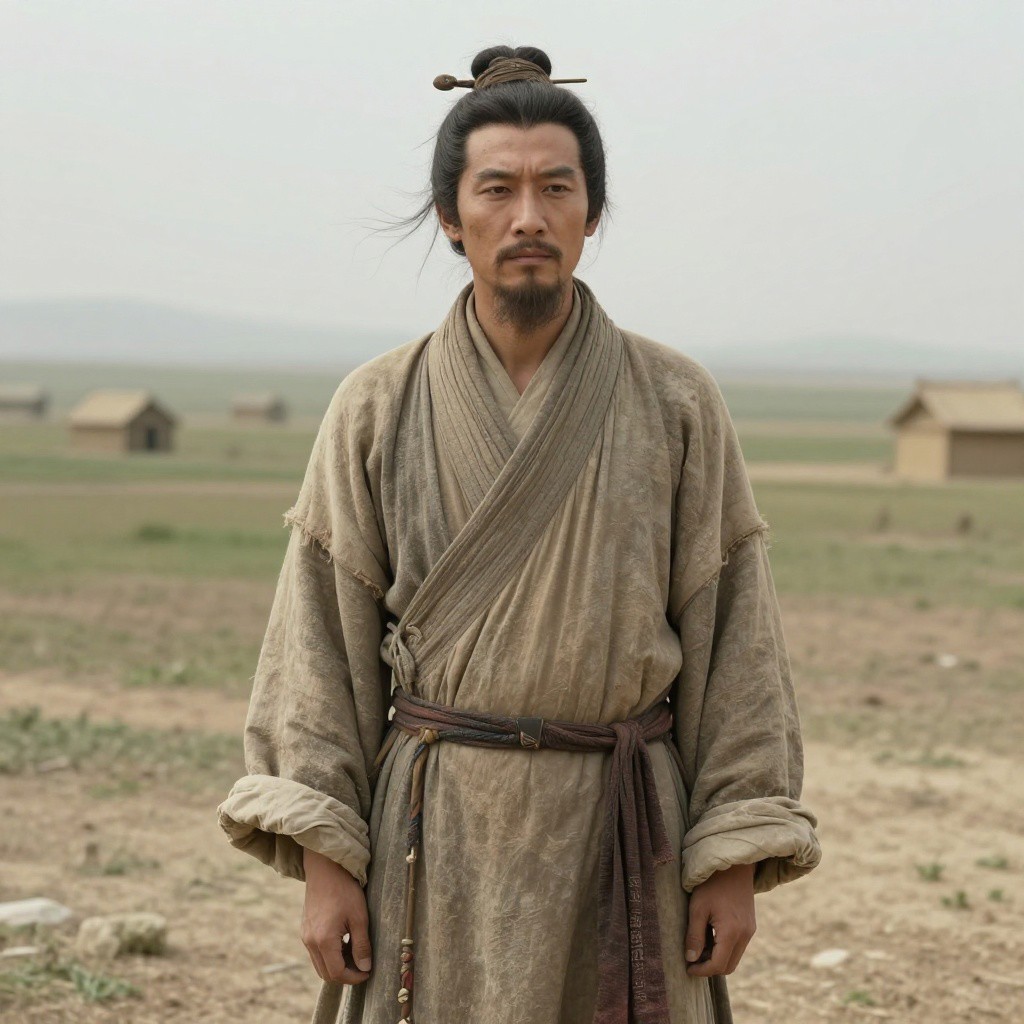 Portrait of ancient individual 98JJLM09 from China, dated 2878-2339 BCE