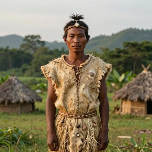 Portrait of ancient individual C4774 from China, dated 3400 BCE - 1900 BCE