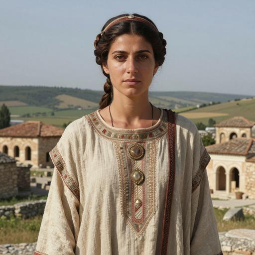 Portrait reconstruction of A woman buried in Serbia in the Late Antiquity era