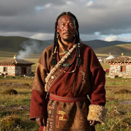 Portrait of ancient individual C5173 from China, dated 601 BCE - 758 BCE