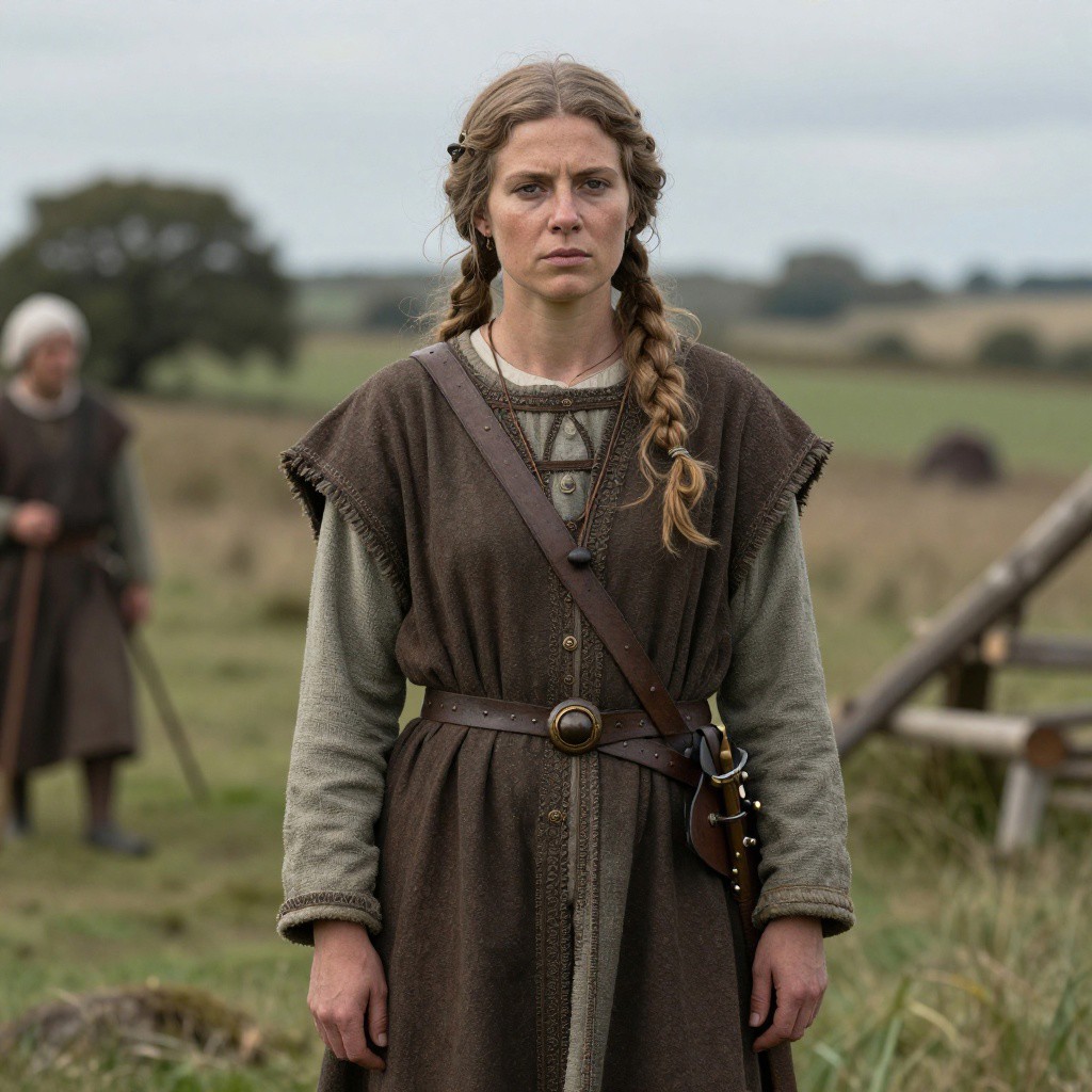 Portrait reconstruction of A woman buried in United Kingdom in the  era
