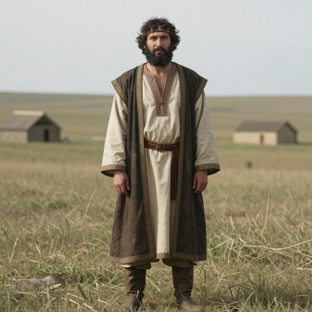 Portrait reconstruction of A man buried in Russia in the  era