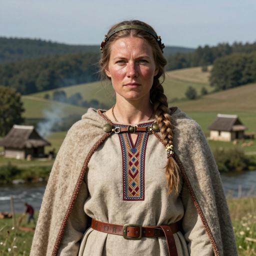 Portrait reconstruction of A woman buried in Slovakia in the Late Antiquity era