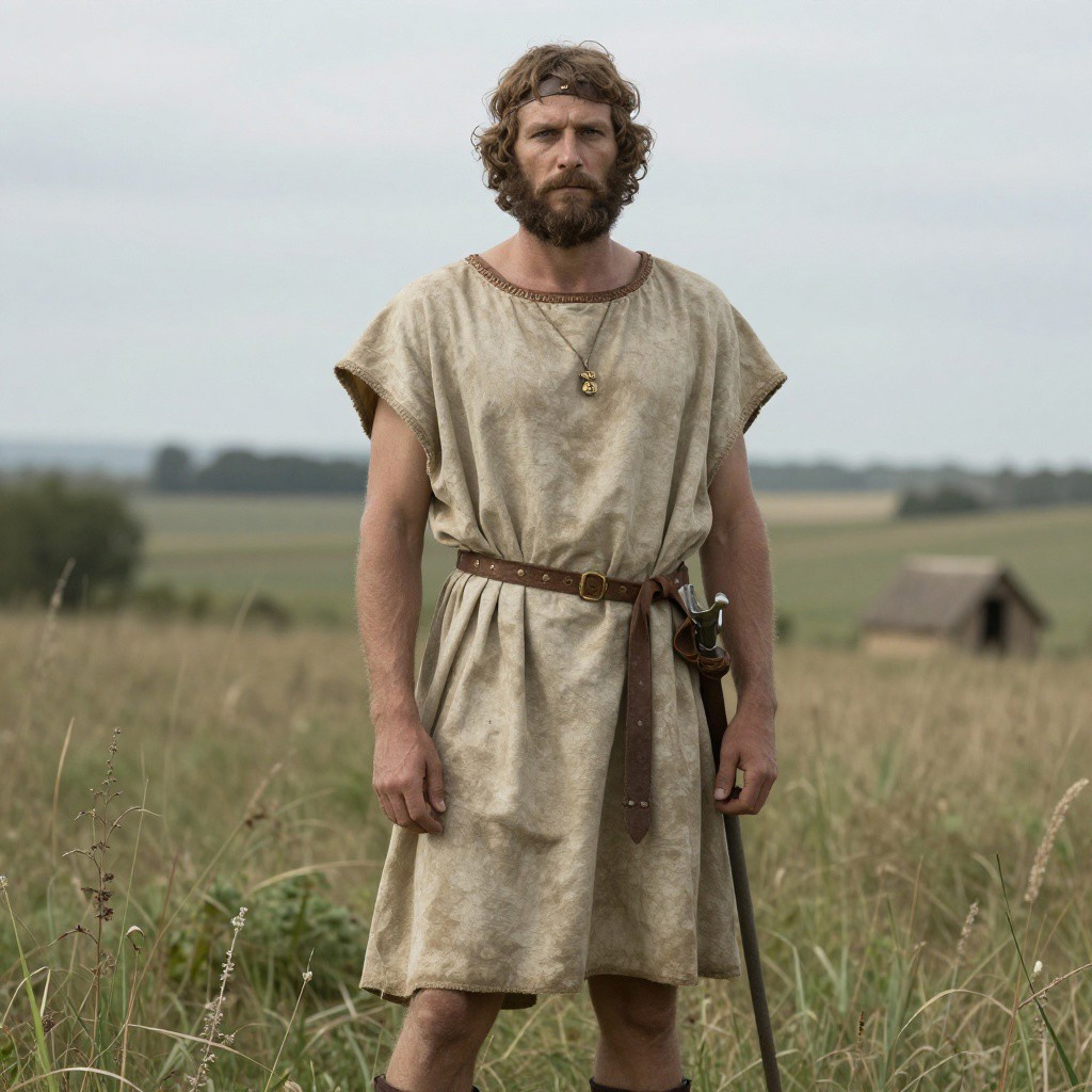 Portrait of ancient individual UN19 from France, dated 150-50 BCE