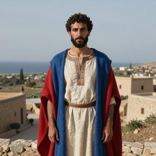 Portrait reconstruction of A man buried in Tunisia in the Iron Age era