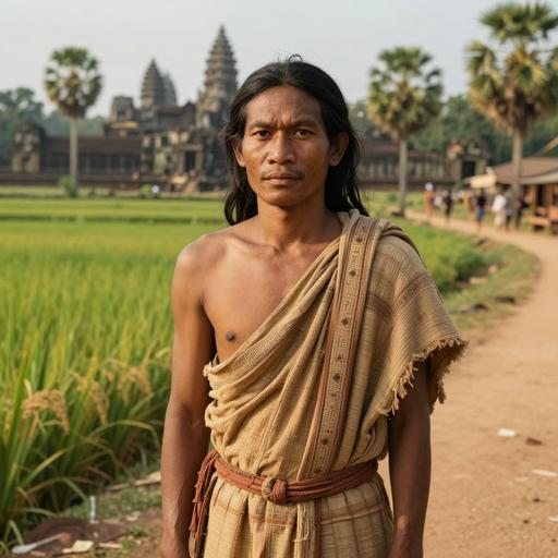 Portrait of ancient individual I1680 from Cambodia, dated 78 CE - 234 CE