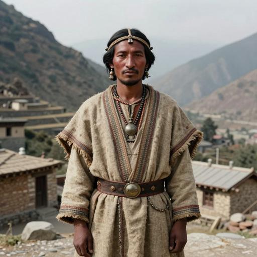 Portrait of ancient individual M354 from Nepal, dated 800 BCE - 150 CE