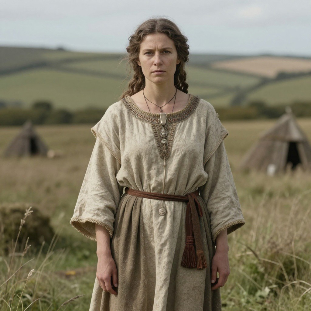 Portrait reconstruction of A woman buried in United Kingdom in the  era
