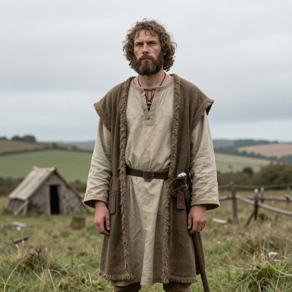 Portrait reconstruction of A man buried in United Kingdom in the  era