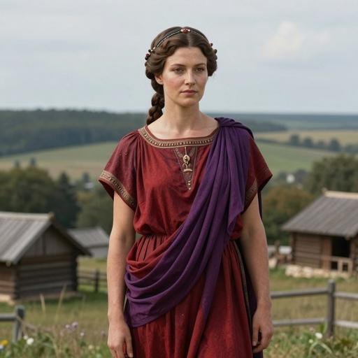 Portrait reconstruction of A woman buried in Lithuania in the Late Antiquity era
