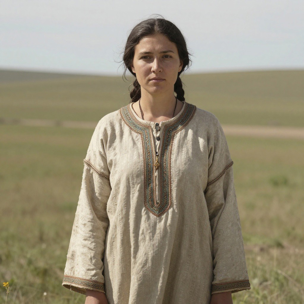 Portrait reconstruction of A woman buried in Russia in the  era