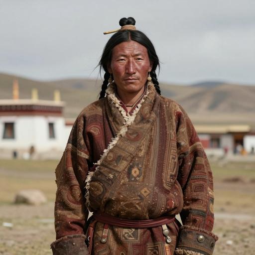 Portrait of ancient individual C5417 from China, dated 22 CE - 206 CE